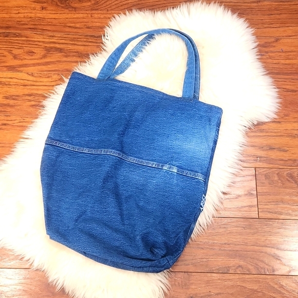 Homemade Jean's Shoulder Bag - Picture 2 of 5